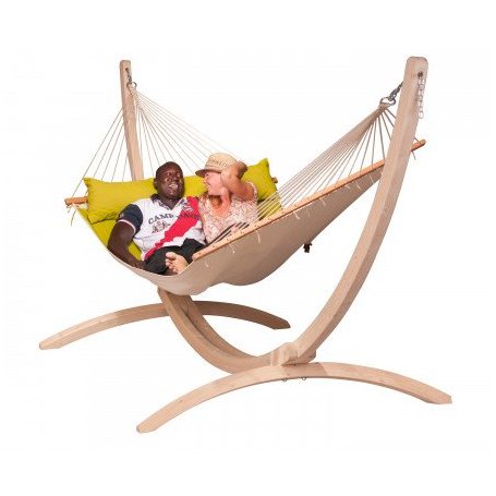 Kingsize Riippumatto Alabama Avocado ja Maera teline