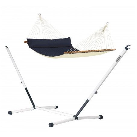 Alabama Navy Blue Perheriippumatto ja Nautico Riippumattoteline