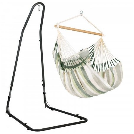 Domingo Cedar Comfort Riipputuoli ja Mediterráneo Anthracite Riipputuoliteline