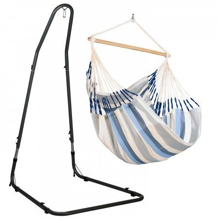 Domingo Sea Salt Comfort Riipputuoli ja Mediterráneo Anthracite Riipputuoliteline