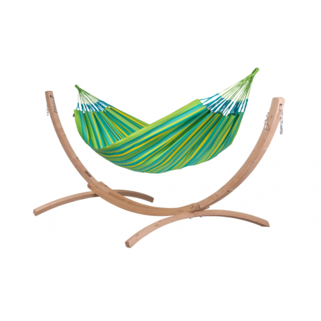 Perheriippumatto Brisa Lime ja Maera teline