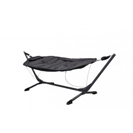 Riippumatto Nino telineellä, musta