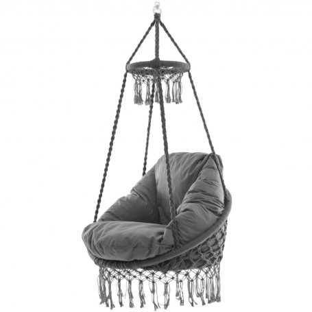 Riipputuoli Macrame Deluxe harmaa