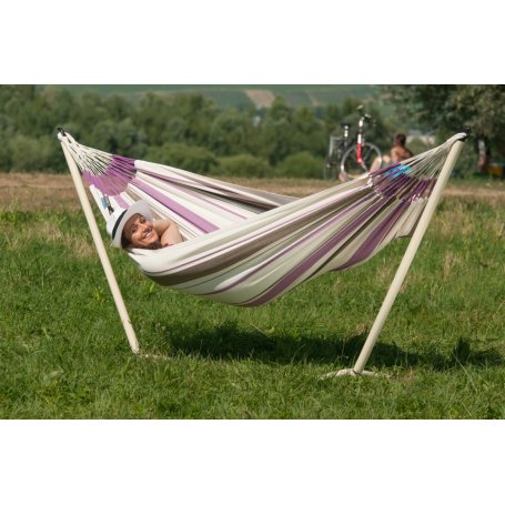 Riippumatto Caribeña Purple ja Nautico teline