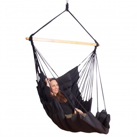 MacaMex riipputuoli SoftChair, musta, helppohoitoinen