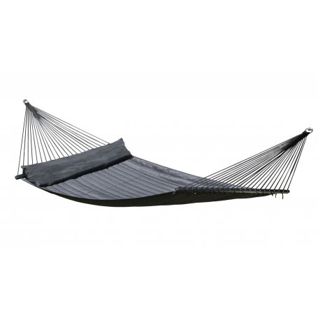 MacaMex California, musta perhe riippumatto päätypuilla, säänkestävä