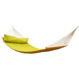 MacaMex Miami Single, vihertävä riippumatto päätypuilla, säänkestävä